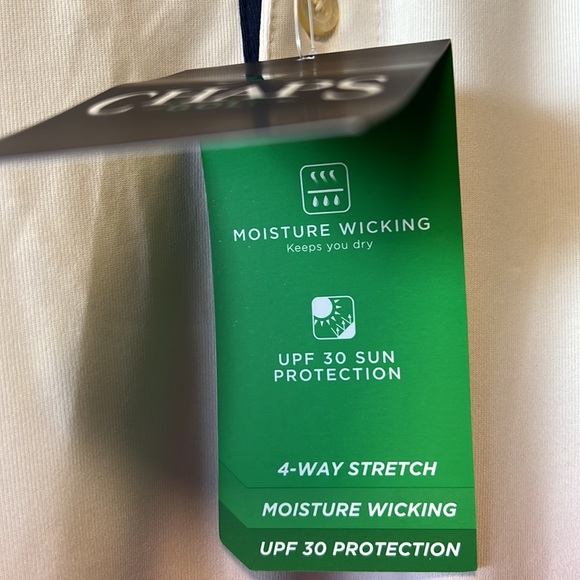 Brand New Ralph Lauren’s Chaps Red, Blue & White Soft 4-Way Stretch Golf Polo! - Picture 6 of 9